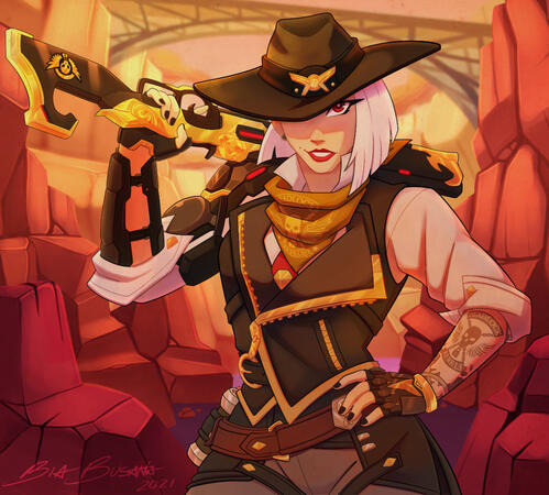 Commission: Ashe - Overwatch